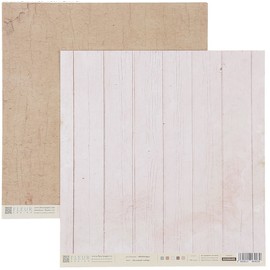 Лист бумаги для скрапбукинга «Беленый Забор» 190 г/м² (30,5х30,5 см)